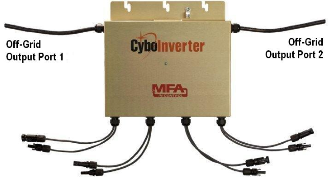 Off-grid solar power system inverter