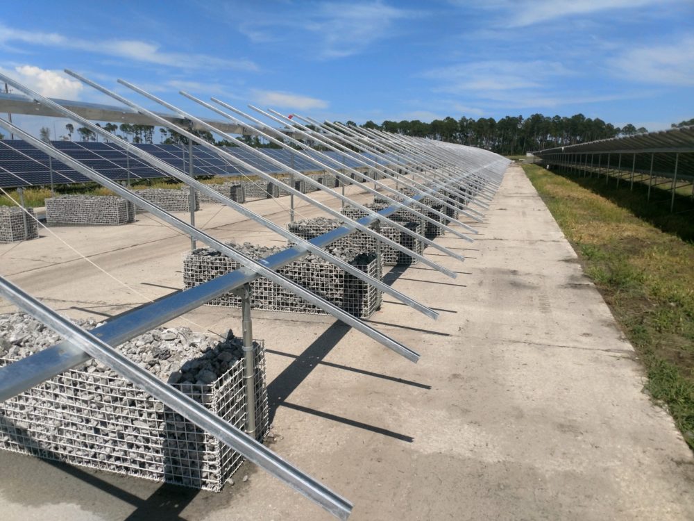 APA Geoballast uses baskets of rocks rather than concrete for ground