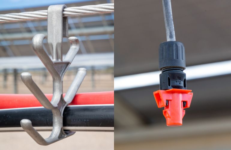 Affordable Wire Management releases new solar cable hangers and lock