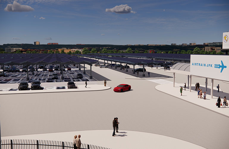 TotalEnergies breaks ground on 12-MW solar + storage system at JFK Airport