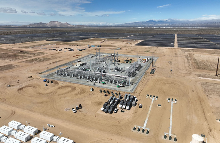 headline: AES completes half of 1-GW solar + storage project