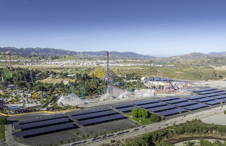 headline: Six Flags brings new meaning to ‘solarcoaster’ wit